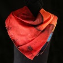 Foulard polyester imprimé