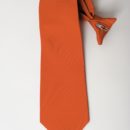 cravate à clip polyester, rouge uni