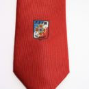 cravate polyester personnalisée, logo tissé, féderation sportive