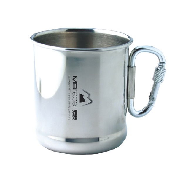 Mug en métal personnalisé (gravure laser),  souvenir évènement sportif