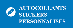 autocollants Stickers personnalises