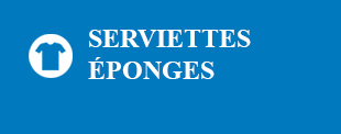 Serviettes éponges