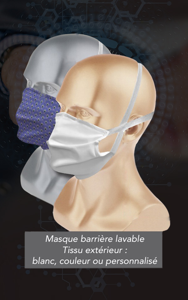 masque barrière filtrant certifié