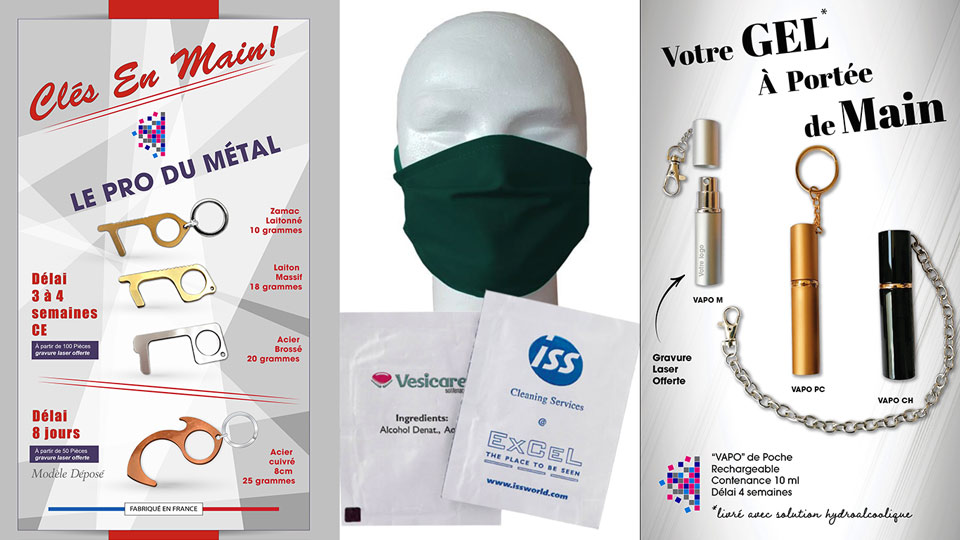 kits sanitaire anti coronavirus